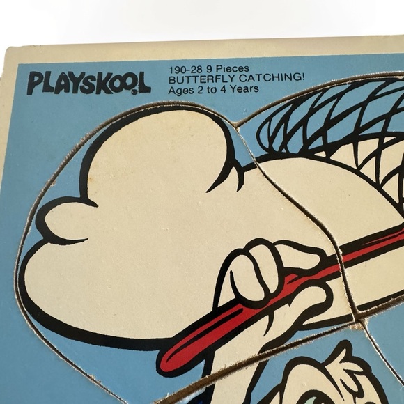 Lot of 2 vintage Playskool Wooden Puzzles - Picture 4 of 7